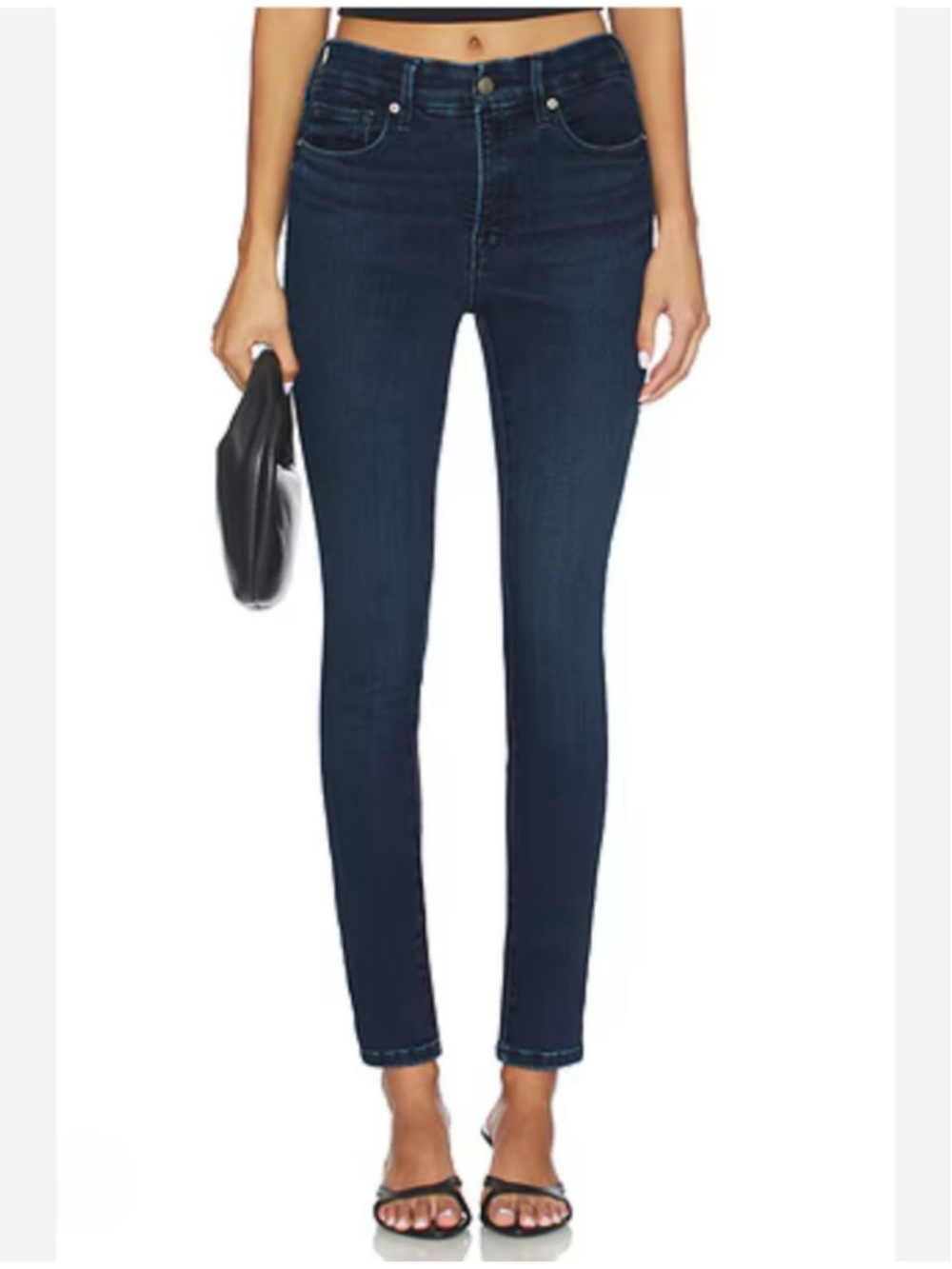 MOTHER Dark Blue High Waisted Looker Skinny Jeans in Coffee Tea or Me #52 26